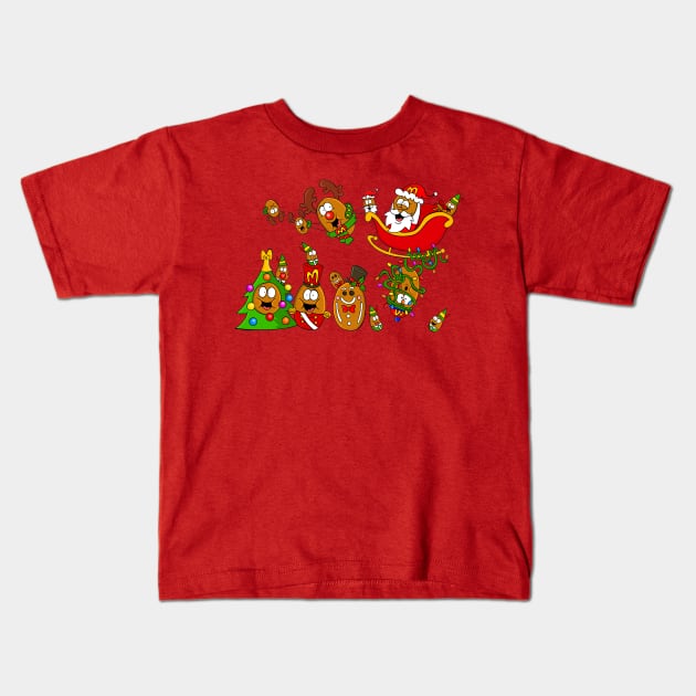 A very McNugget Christmas Kids T-Shirt by Crockpot